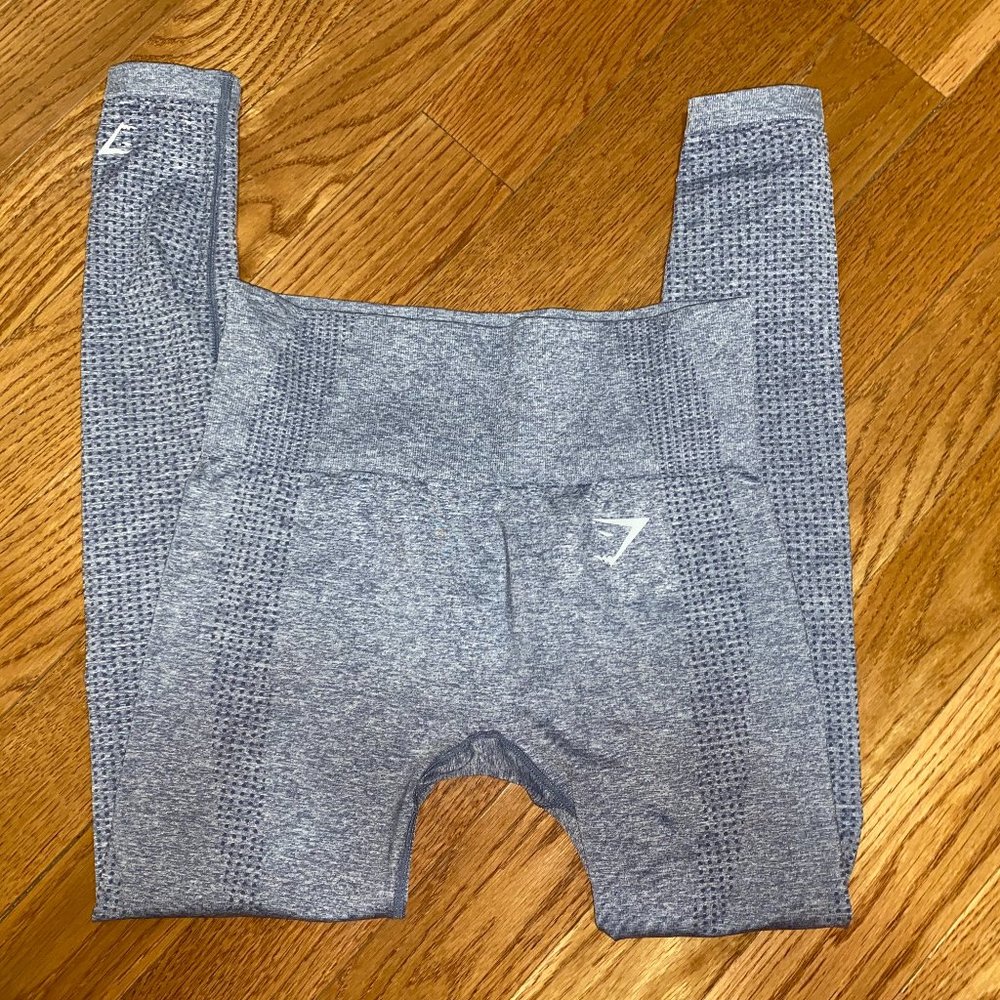 Blue Gymshark Seamless Leggings
